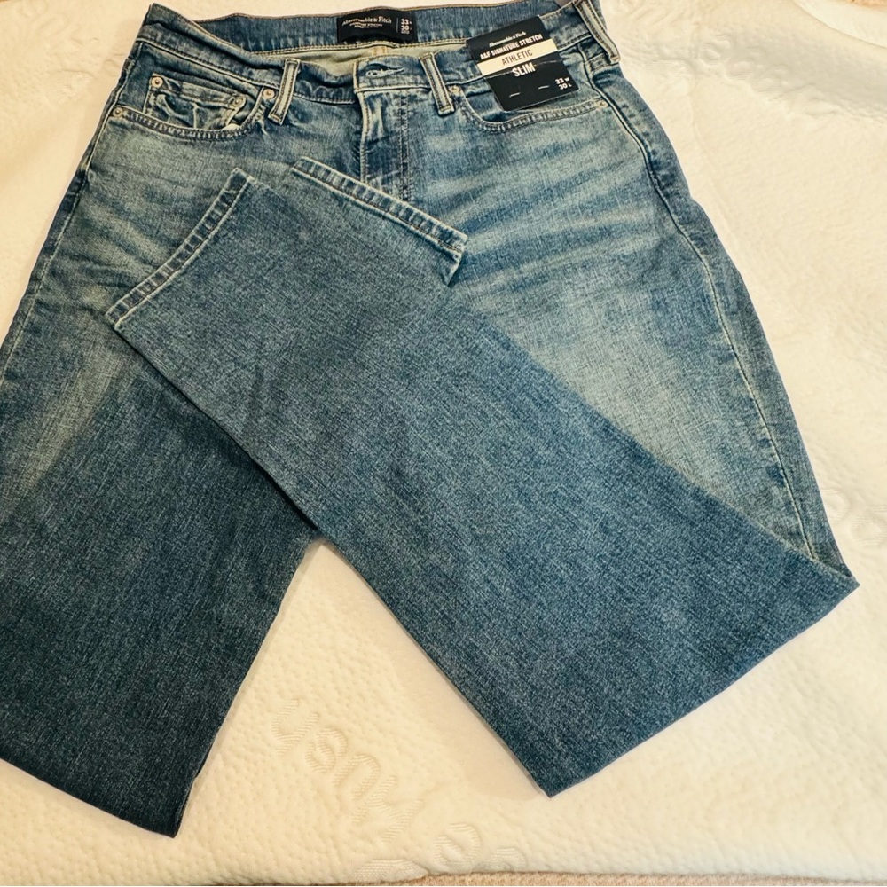 New… Slim fit with more room in the thigh perfect for athletic build